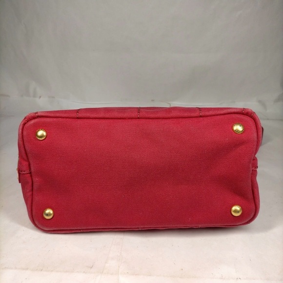 Prada Tote Bag Red Canvas - Picture 6 of 10